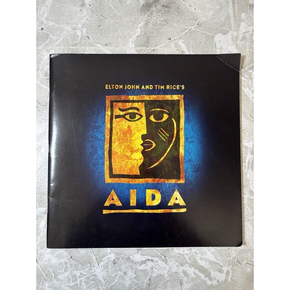 Other - Vintage 2000 Elton John and Tim Rice’s Aida Souvenir Brochure‎ Book